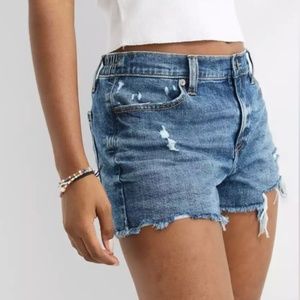 Aerie Daydream Denim Short (elastic waistband) size Large